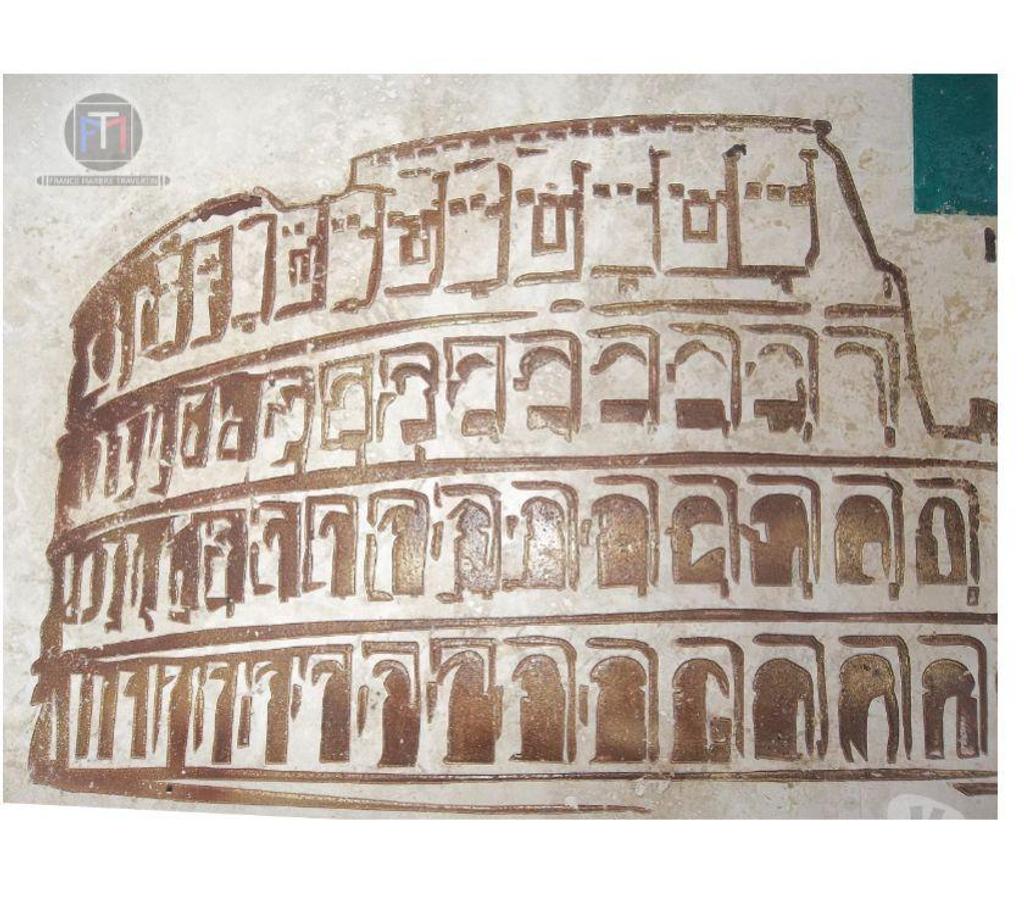 Décoration - art Var Forcalqueiret - 83136 - Photos Vivastreet Travertin Tableaux Colisée de Rome 40x61cm