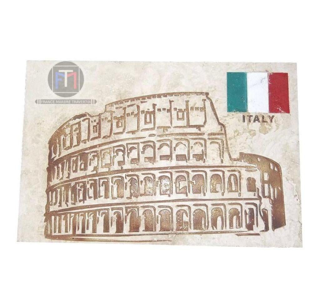 Décoration - art Var Forcalqueiret - 83136 - Photos Vivastreet Travertin Tableaux Colisée de Rome 40x61cm