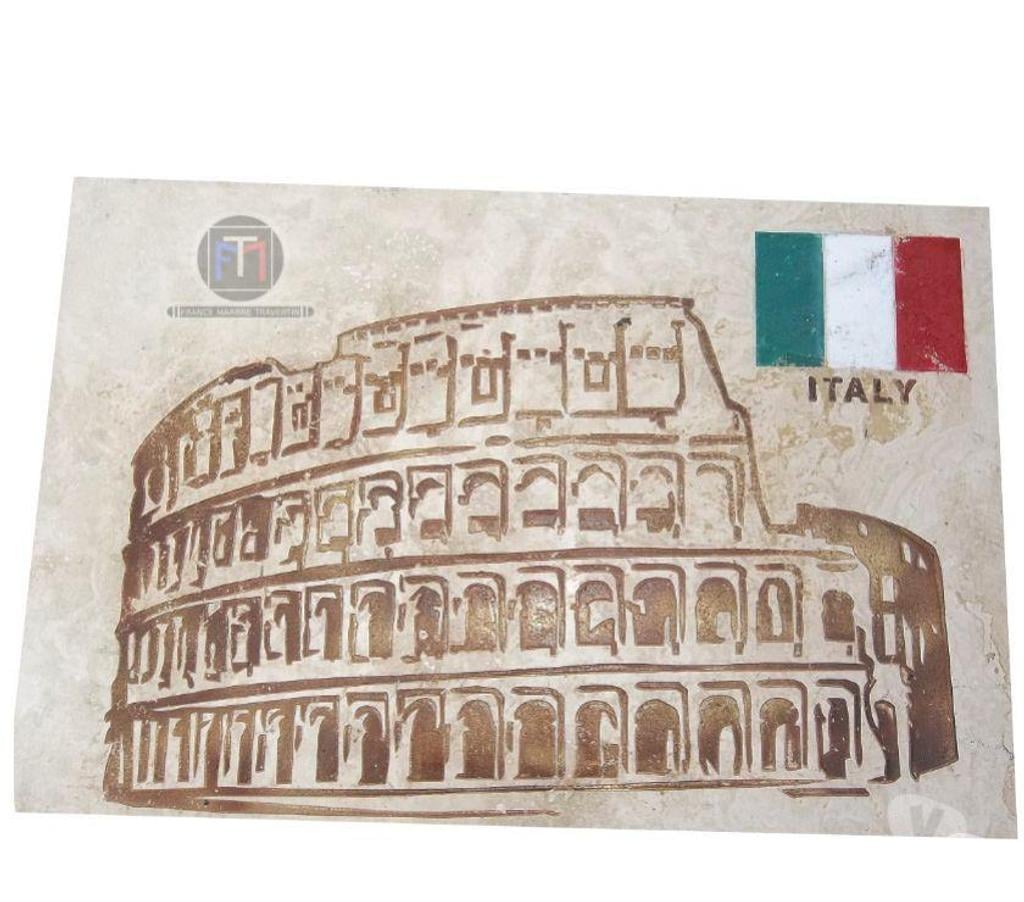Décoration - art Var Forcalqueiret - 83136 - Photos Vivastreet Travertin Tableaux Colisée de Rome 40x61cm