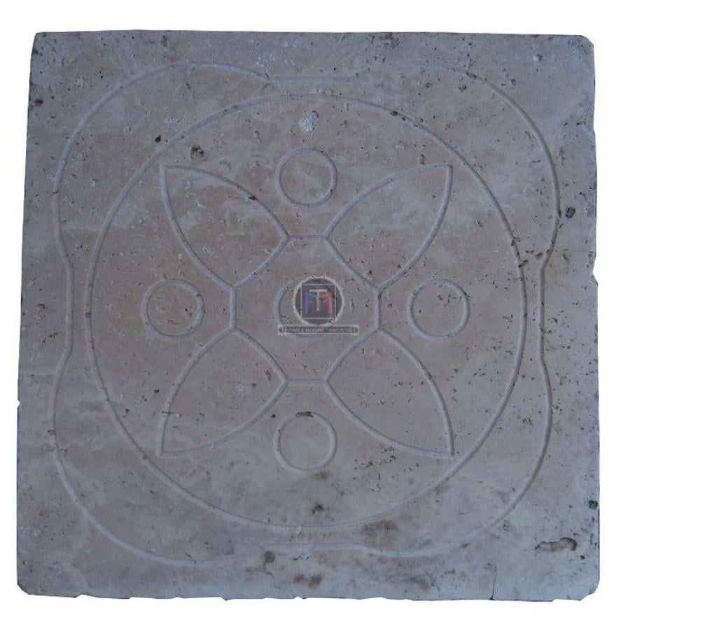 Décoration - art Var Forcalqueiret - 83136 - Photos Vivastreet Travertin Classique Gravure Décor 30x30cm