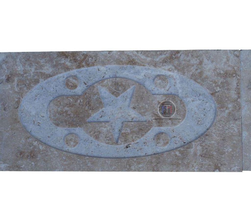 Décoration - art Var Forcalqueiret - 83136 - Photos Vivastreet Travertin Classique Beige Gravure Décor 20x30cm