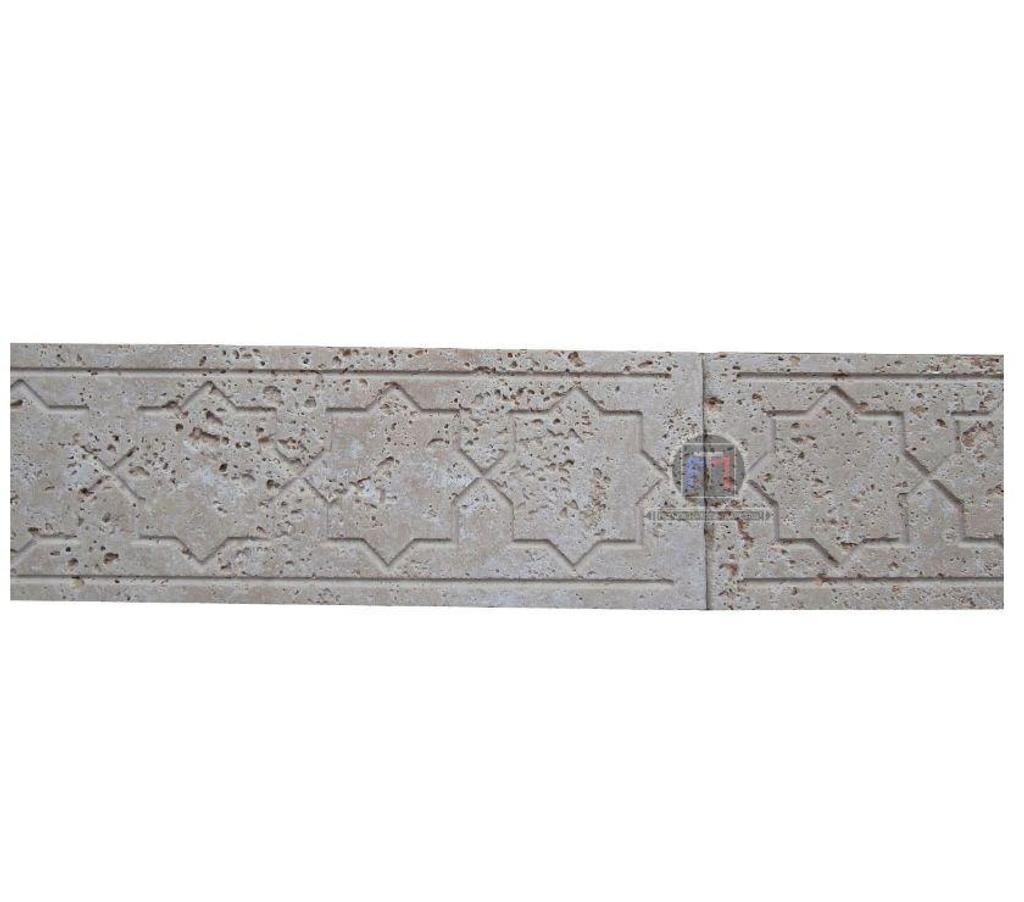 Décoration - art Var Forcalqueiret - 83136 - Photos Vivastreet Travertin Classique Beige Gravure Frises 10x30cm