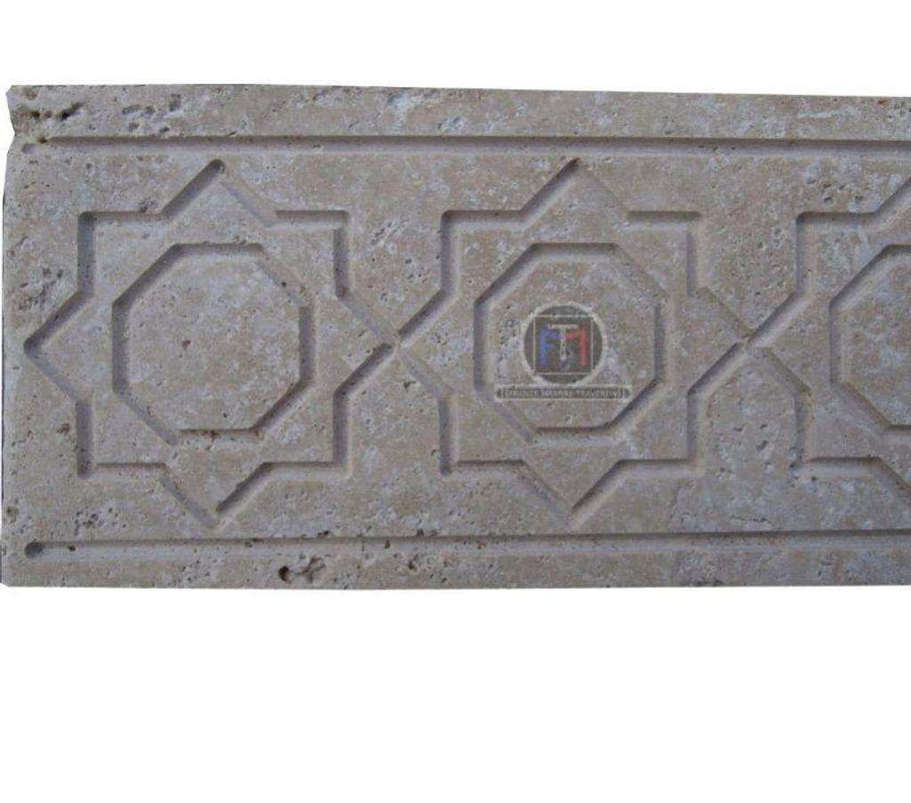 Décoration - art Var Forcalqueiret - 83136 - Photos Vivastreet Travertin Classique Beige Gravure Frises 10x30cm