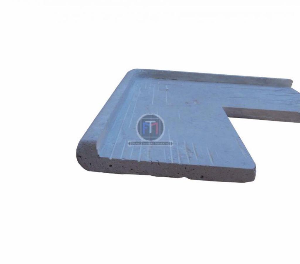  Bouches-du-Rhône Lancon Provence - 13680 - Photos Vivastreet Travertin Classique Margelle Angle Languette Sortant 110€ HT