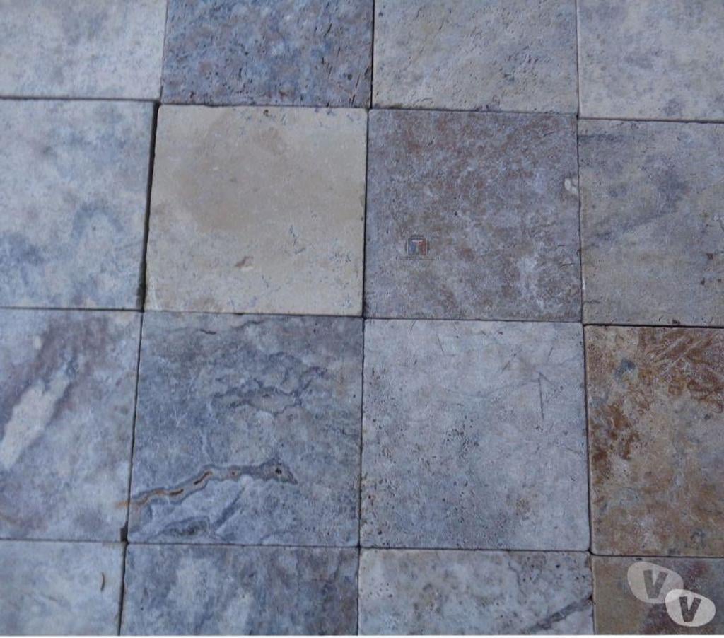 Décoration - art Var Forcalqueiret - 83136 - Photos Vivastreet Travertin Gris Silver Pavée 15x15cm