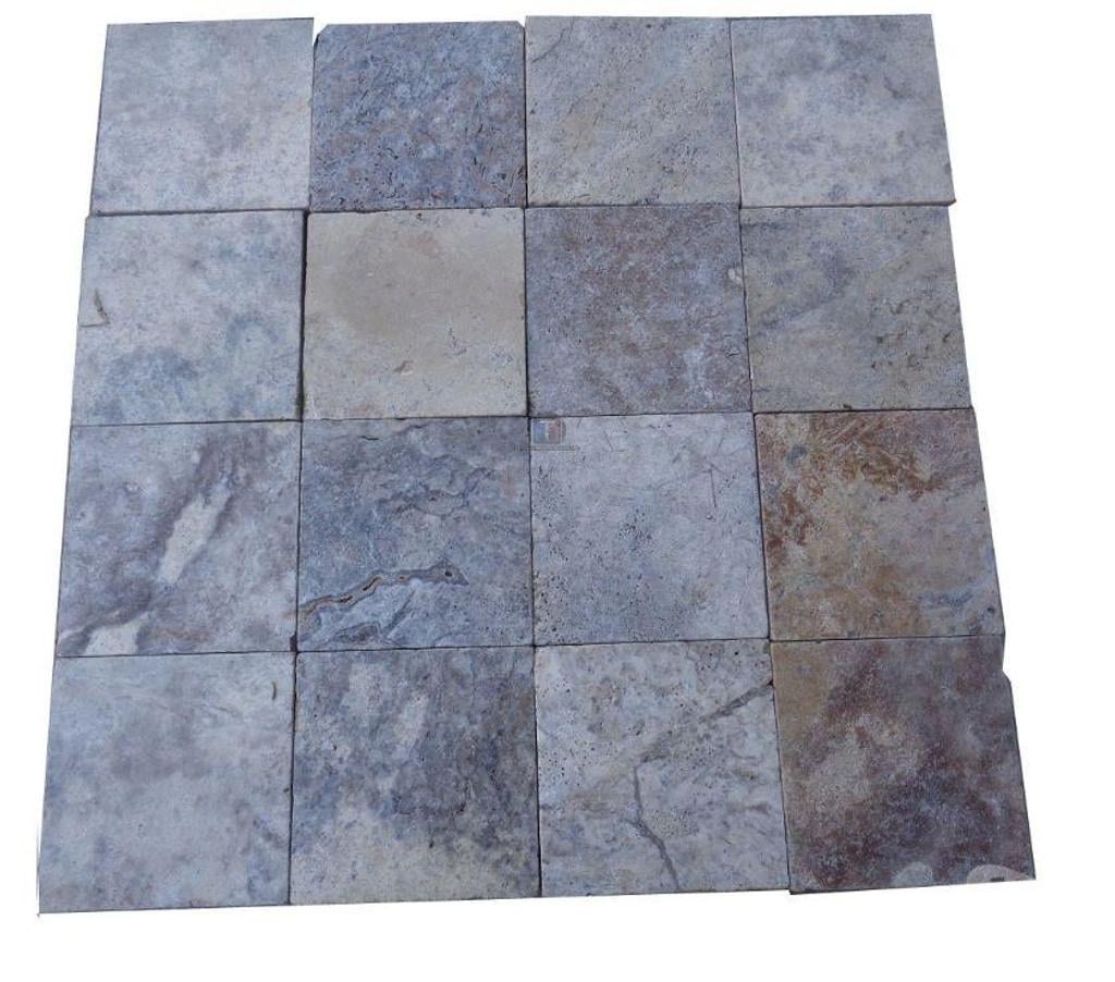 Décoration - art Var Forcalqueiret - 83136 - Photos Vivastreet Travertin Gris Silver Pavée 15x15cm