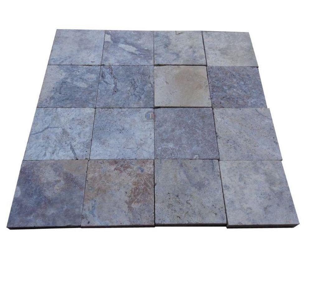 Décoration - art Var Forcalqueiret - 83136 - Photos Vivastreet Travertin Gris Silver Pavée 15x15cm