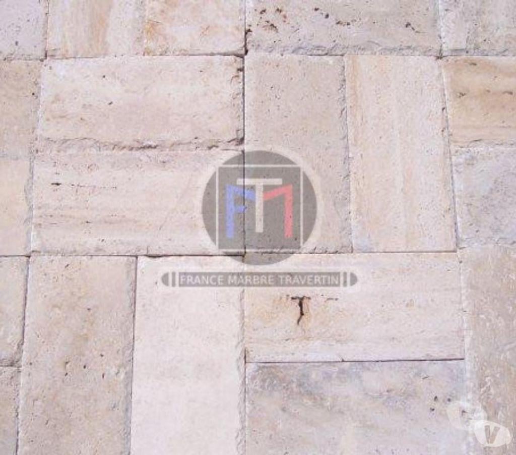 Décoration - art Var Forcalqueiret - 83136 - Photos Vivastreet Travertin Classique Beige Pavé 15x30cm