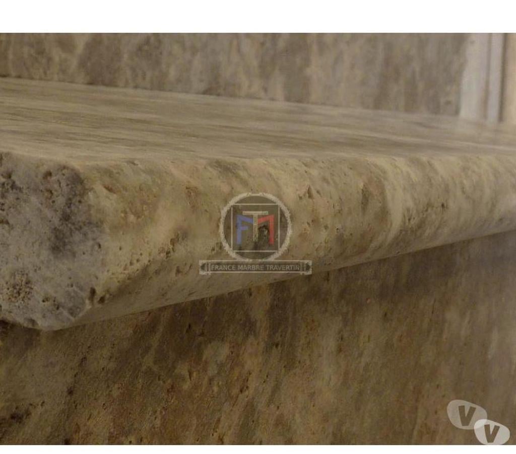 Décoration - art Var Forcalqueiret - 83136 - Photos Vivastreet Travertin Gris Silver Marche Escalier