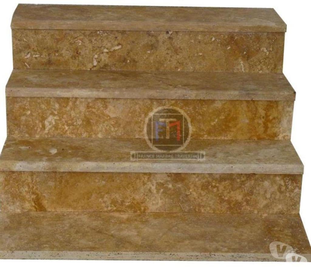 Décoration - art Var Forcalqueiret - 83136 - Photos Vivastreet Travertin Jaune Or Marche Escalier