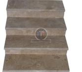 Travertin Walnut Noisette Marche Escalier