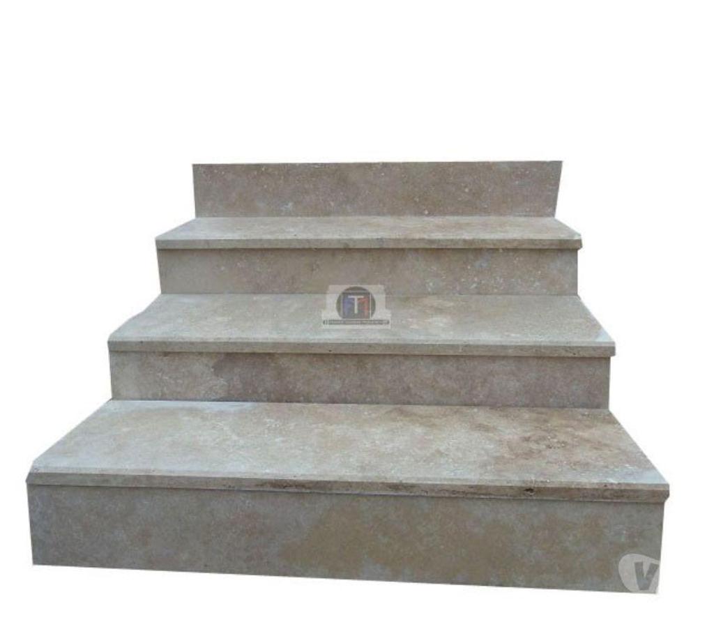 Décoration - art Var Forcalqueiret - 83136 - Photos Vivastreet Travertin Classique Beige Marche Escalier