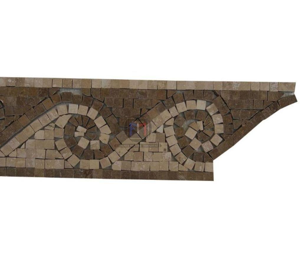 Décoration - art Var Forcalqueiret - 83136 - Photos Vivastreet Travertin Beige - Marron Frises Mosaïque 30x15cm