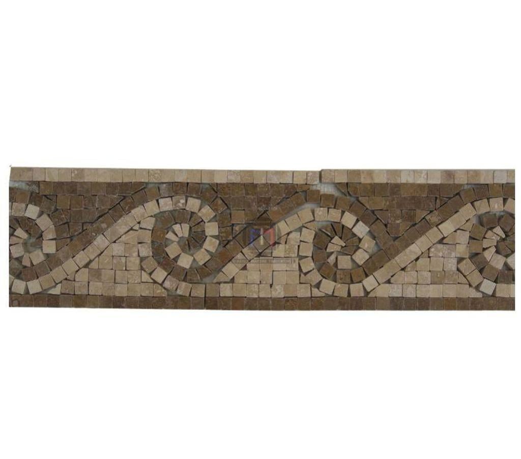 Décoration - art Var Forcalqueiret - 83136 - Photos Vivastreet Travertin Beige - Marron Frises Mosaïque 30x15cm