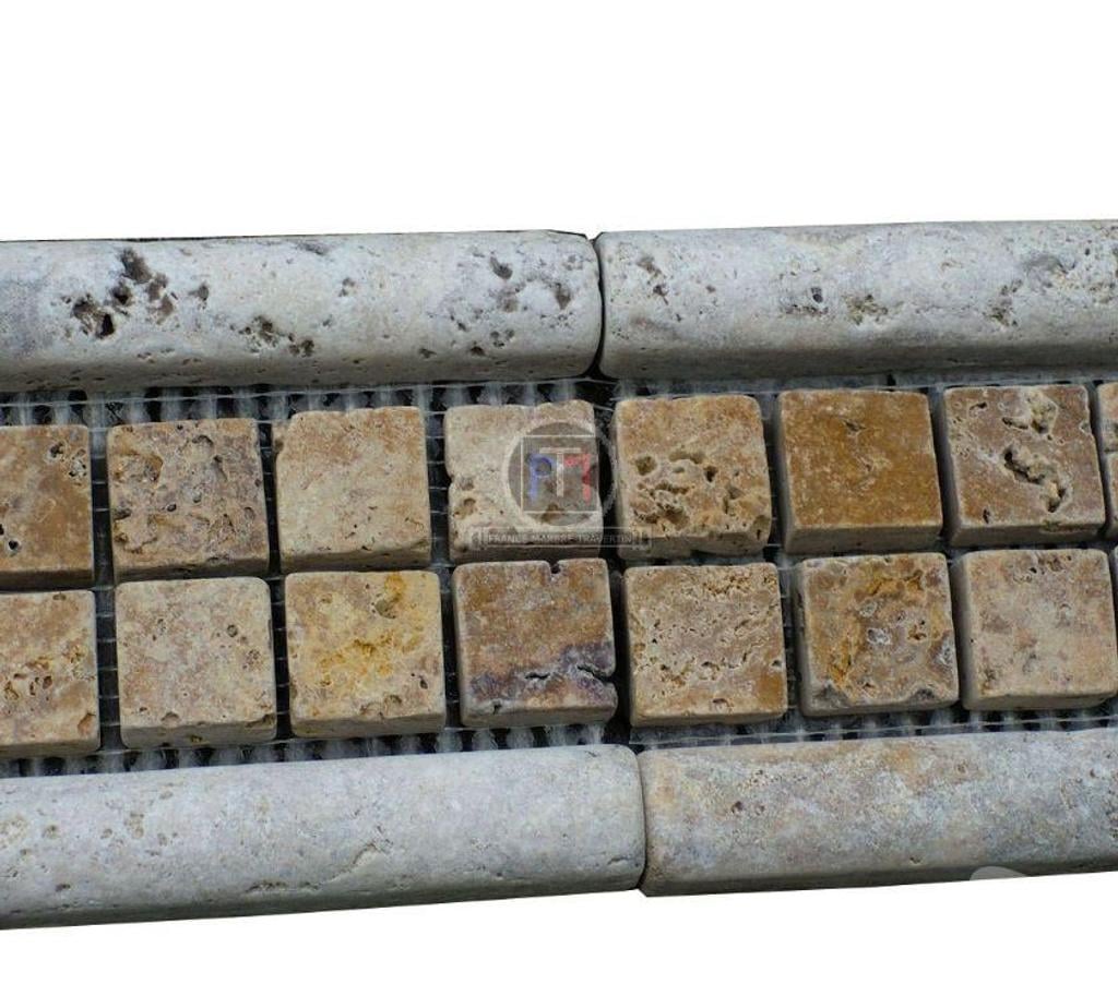 Décoration - art Var Forcalqueiret - 83136 - Photos Vivastreet Travertin Classique Mouleur Jaune Mosaique 30,5 x 8 cm