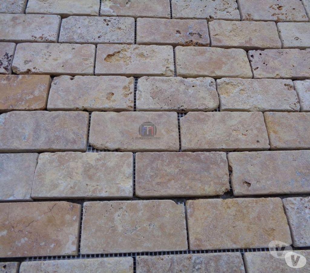  Bouches-du-Rhône Lancon Provence - 13680 - Photos Vivastreet Travertin Jaune Or Mosaique 4,8x10 cm Antique Rustique 5€ HT