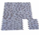 Travertin Classique - Noce Mosaïque 2,3 x 4,8 cm Antique 