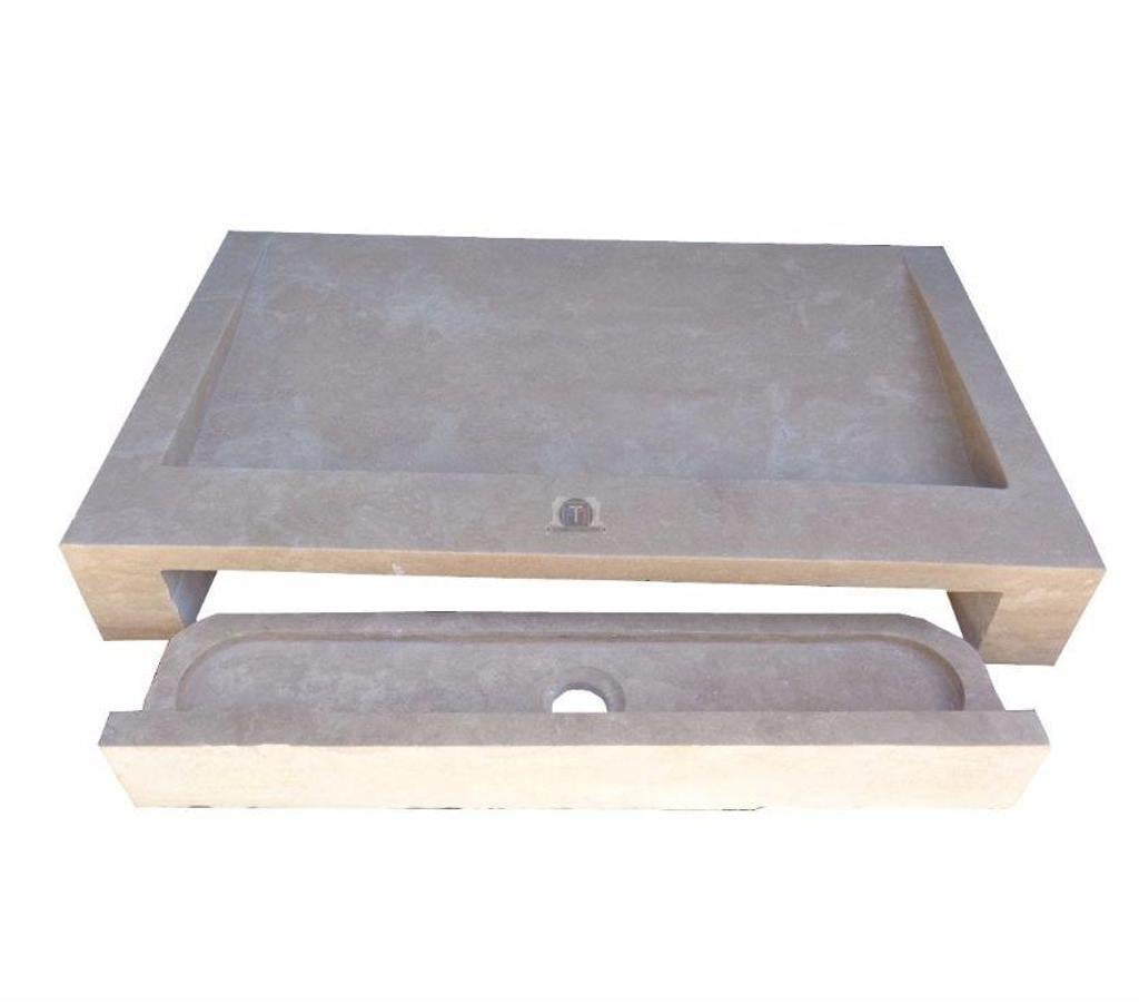  Bouches-du-Rhône Lancon Provence - 13680 - Photos Vivastreet Travertin Classique Beige Évier Design 90 x 50 cm 750€ HT 