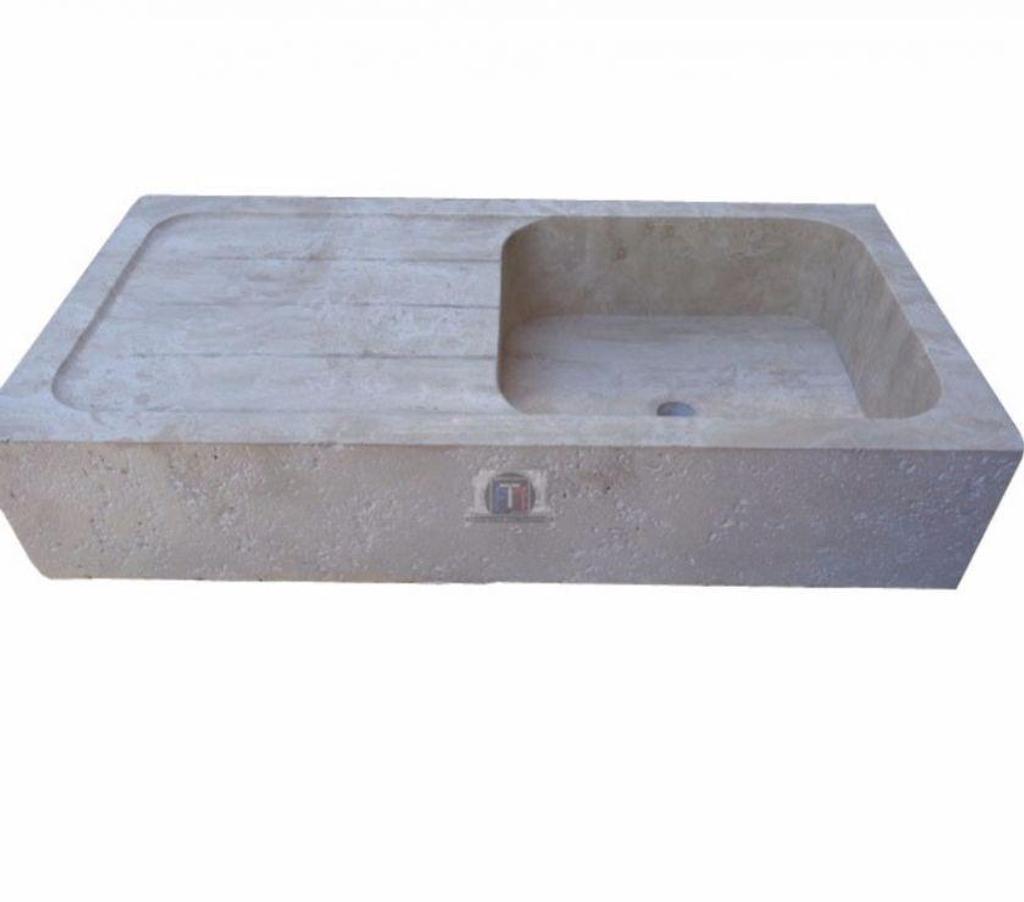  Bouches-du-Rhône Lancon Provence - 13680 - Photos Vivastreet Travertin Classique Beige Evier Bouchardé 90x46x18 cm 500€ 