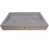 Travertin Classique Beige Evier Design 80x50x10 cm 650€ HT