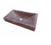  Travertin Rose Rouge Evier 70x40x15 cm à 650 € HT piéce