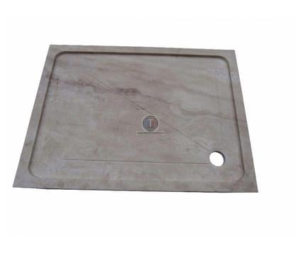 Bricolage - Jardinage Lancon Provence Bouches-du-Rhône - Photos Vivastreet Travertin Classique Bac A Douche 120x80x5 cm Adoucie 425€ HT