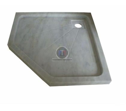 Bricolage - Jardin - Outillage Lancon Provence Bouches-du-Rhône - Photos Vivastreet Marbre Blanc Bac A Douche 90 x 90 x 7 cm SB-01 Model Angle