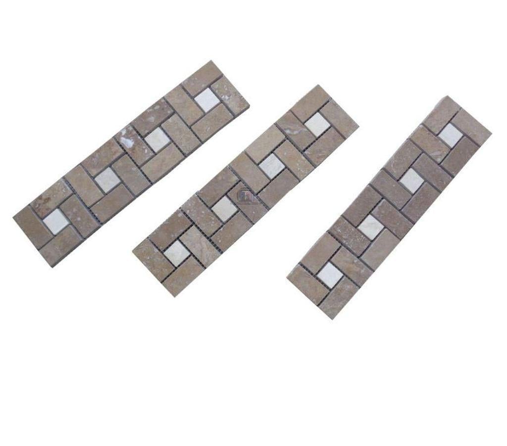 Décoration - art Var Forcalqueiret - 83136 - Photos Vivastreet Travertin Noce Target Frises 7,5 x 30,5 cm