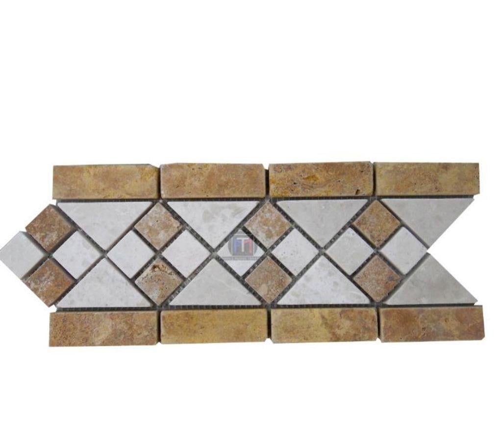 Décoration - art Var Forcalqueiret - 83136 - Photos Vivastreet Travertin Mixte Frises 28,5 x 12 cm