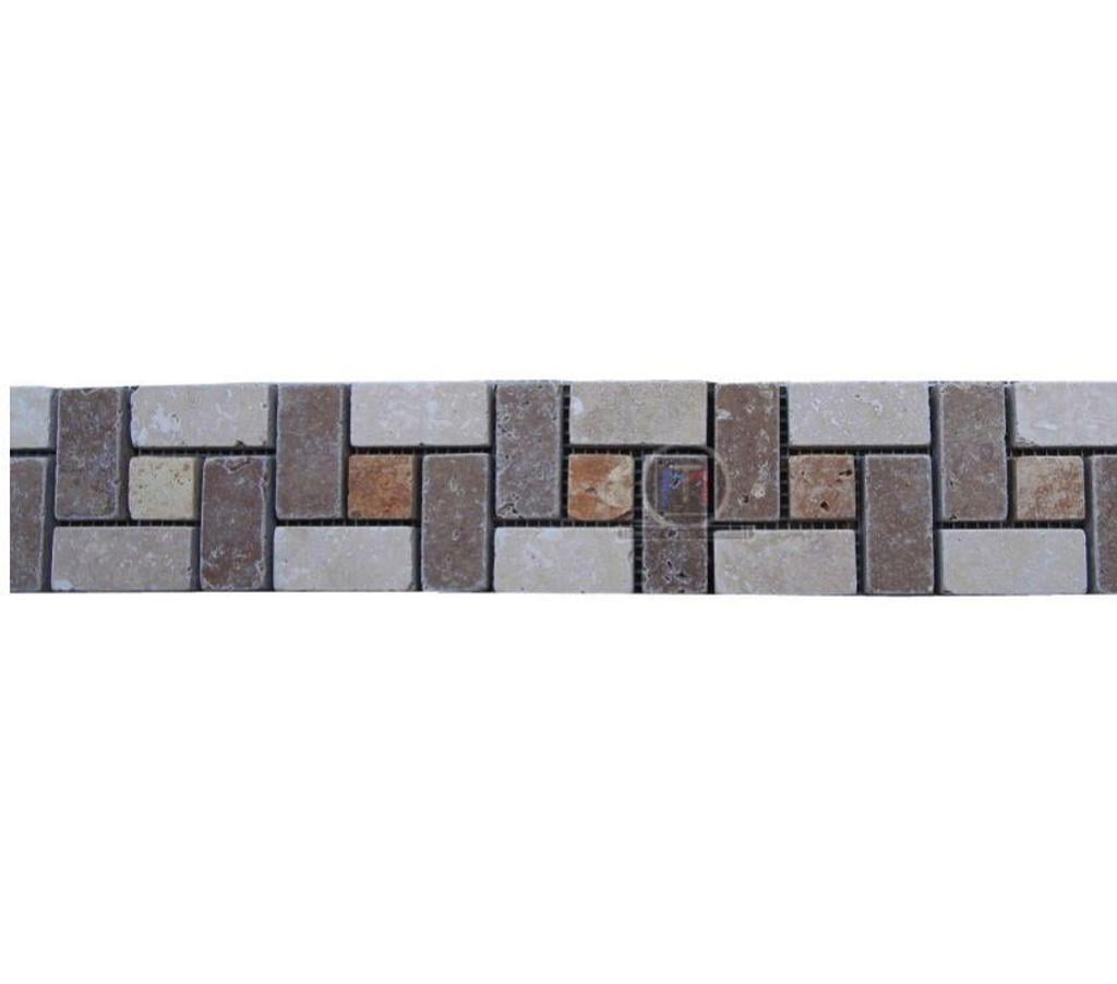 Décoration - art Var Forcalqueiret - 83136 - Photos Vivastreet Travertin Mixte Target Frises 30,5 x 7,5 cm