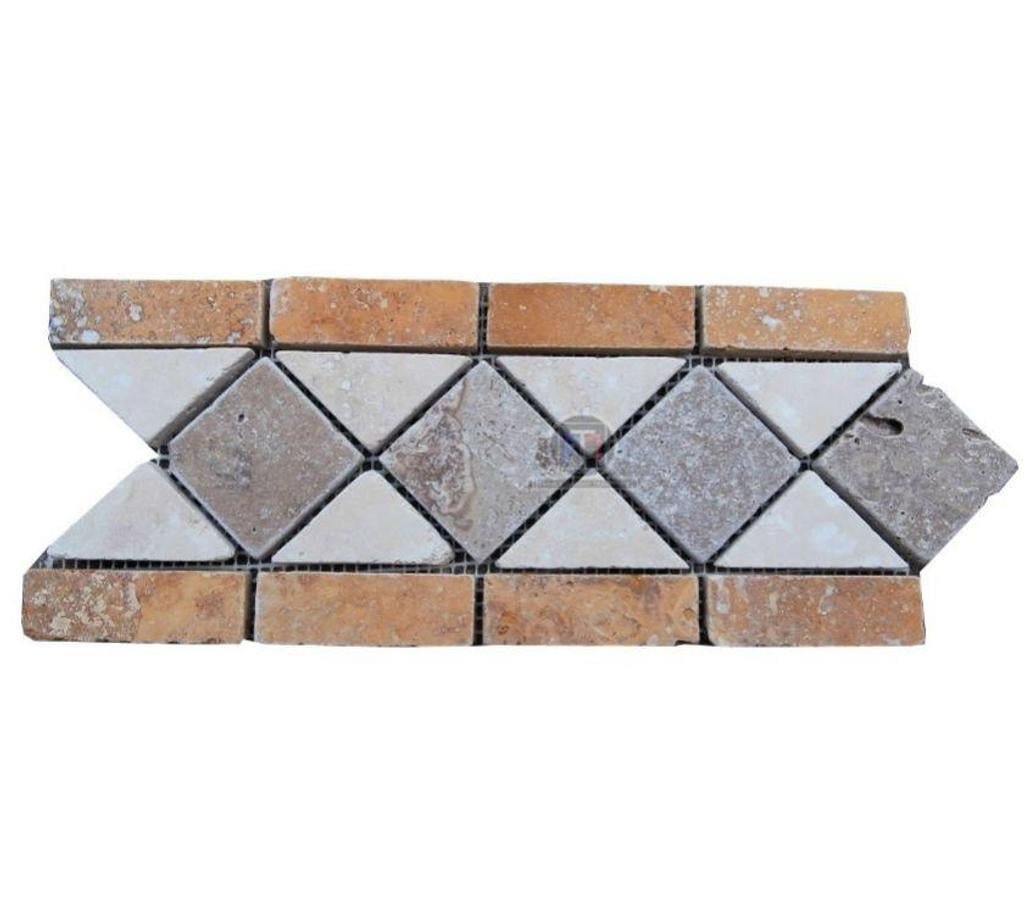 Décoration - art Var Forcalqueiret - 83136 - Photos Vivastreet Travertin Mixte Frises 28,5 x 12 cm