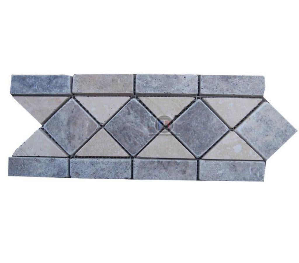 Décoration - art Var Forcalqueiret - 83136 - Photos Vivastreet Travertin Gris - Classique Frises 28,5 x 12 cm