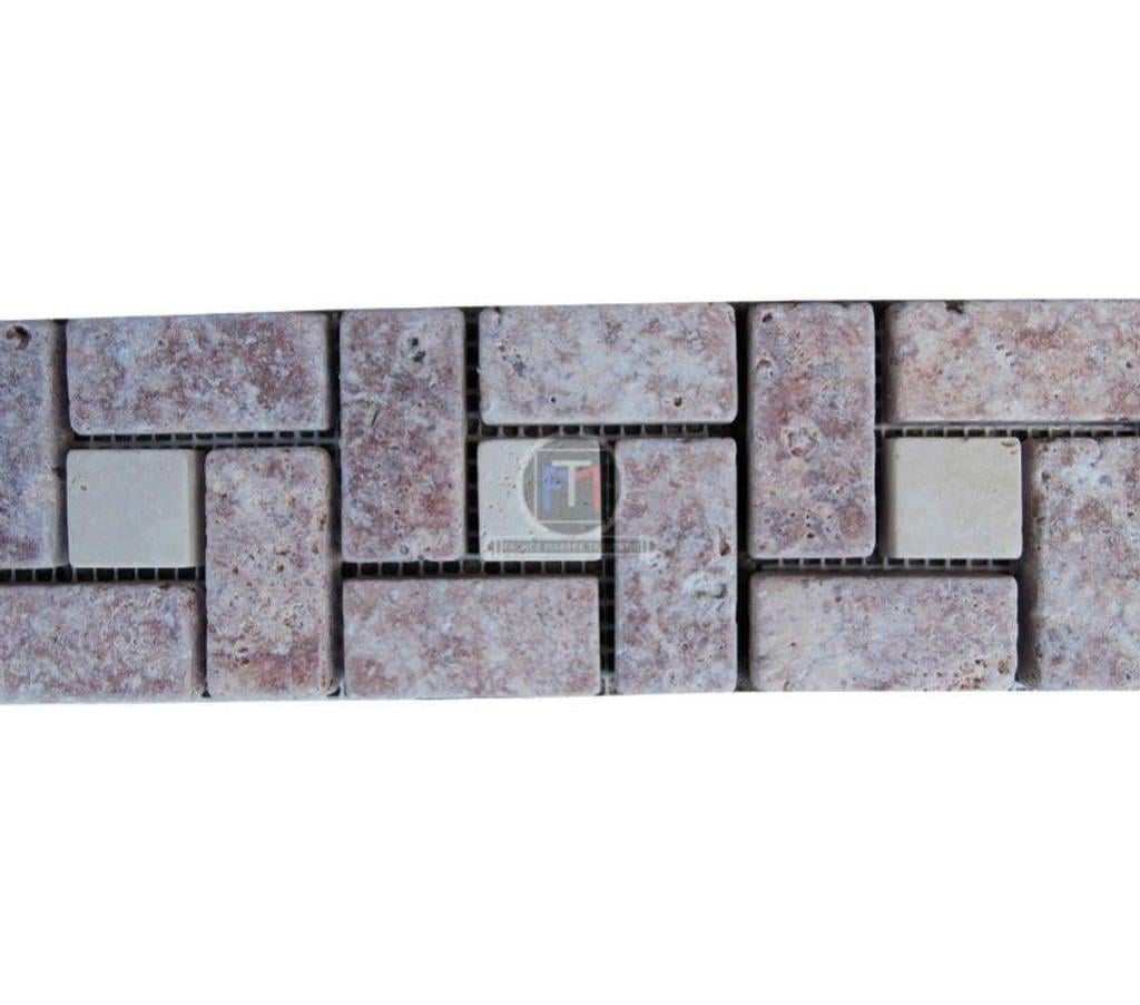 Décoration - art Var Forcalqueiret - 83136 - Photos Vivastreet Travertin Rose - Classique Grande Target Frises 30,5x7cm