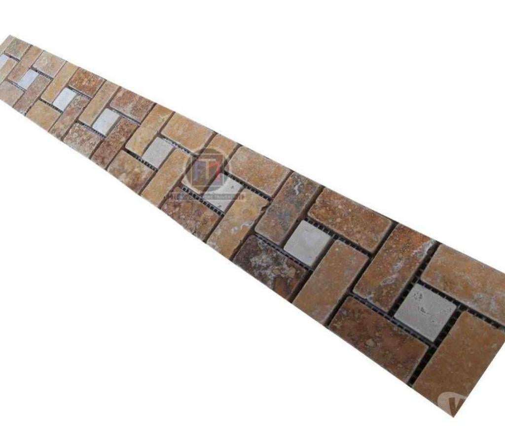 Décoration - art Var Forcalqueiret - 83136 - Photos Vivastreet Travertin Jaune - Classique Target Frises 30,5 x 7,5 cm