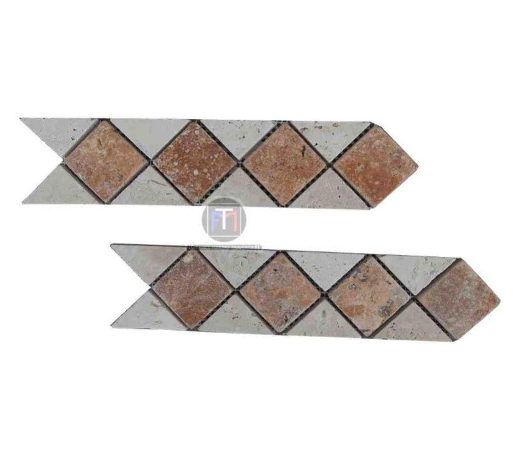 Décoration - art Var Forcalqueiret - 83136 - Photos Vivastreet Travertin Jaune - Classique Frises 6 x 29 cm