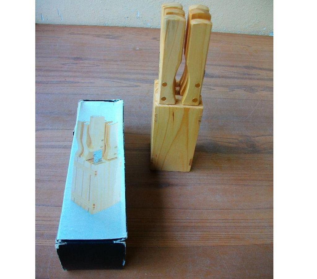 Ameublement & art de la table Bas-Rhin Bouxwiller - 67330 - Photos Vivastreet Lots Couteaux de cuisine sur support bloc bois-neufs