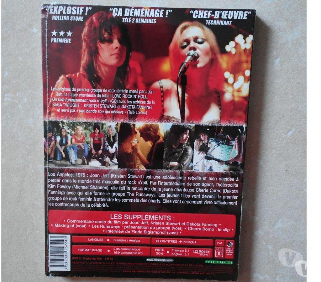 DVD occasion Var Bormes les Mimosas - 83230 - Photos Vivastreet DVD ORIGINAL "Les Runaways" - NEUF, sous blister