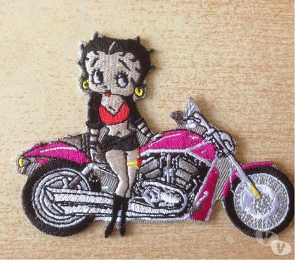 Accessoires & Bagagerie Carnon Hérault - Photos Vivastreet Écusson brodé betty boop lady biker 9,5x7cm n°2