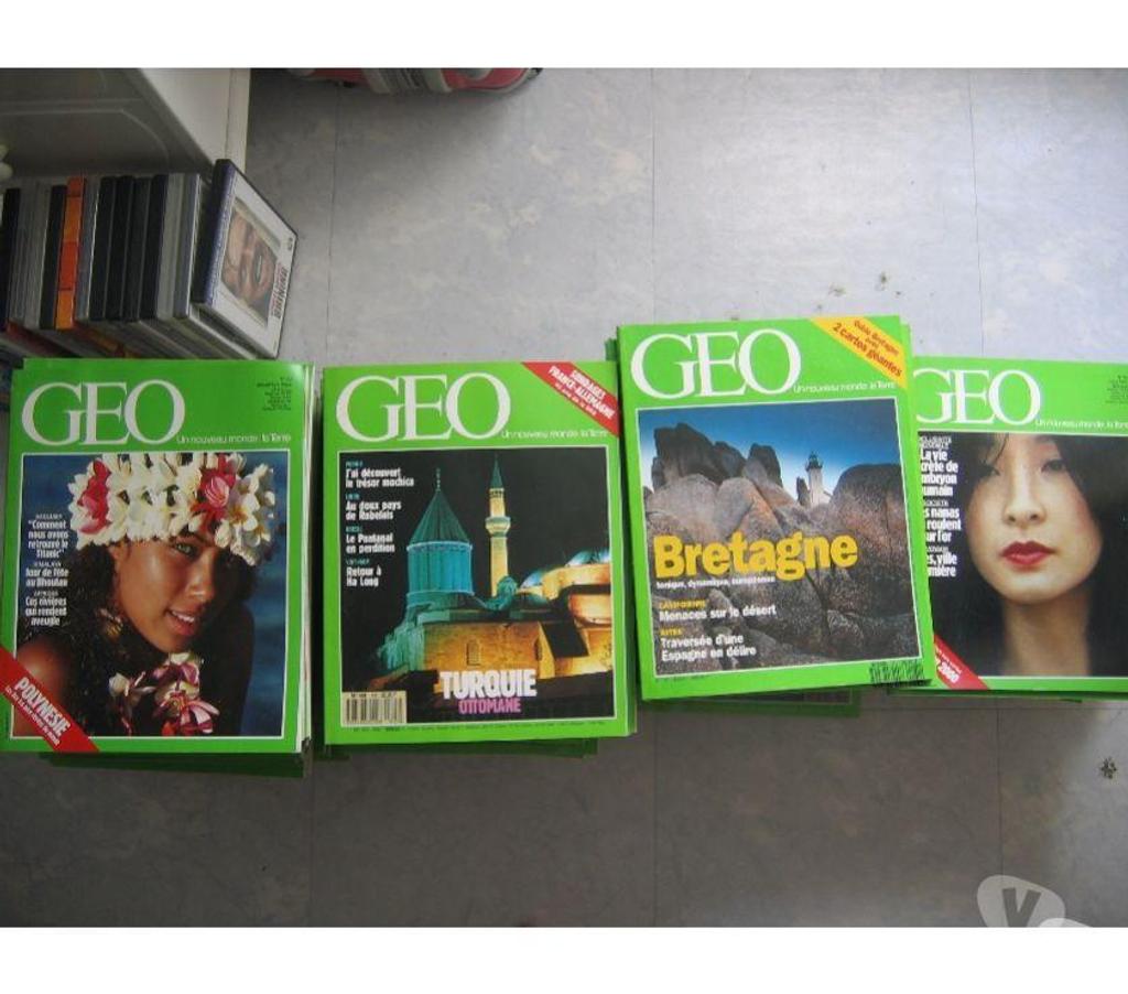 Livres occasion Yvelines Guyancourt - 78280 - Photos Vivastreet Lot Revues GEO avec les 1ers numéros