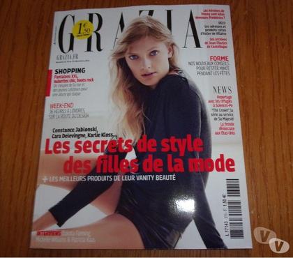 Livres Ardoix Ardèche - Photos Vivastreet Magazine Grazia N°375 - Semaine du 16 au 221216