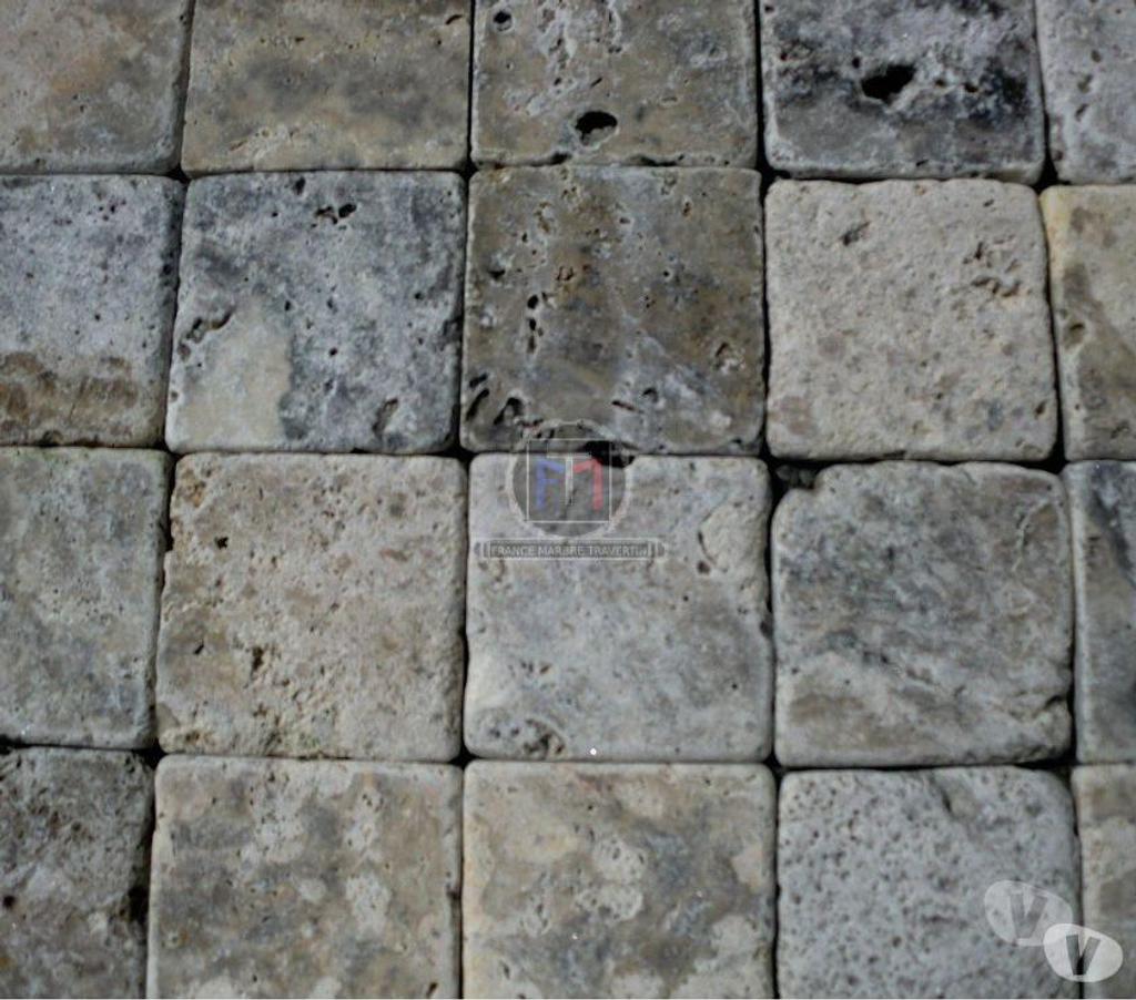  Var Forcalqueiret - 83136 - Photos Vivastreet Travertin Gris Silver 10x10 cm 2ème Choix