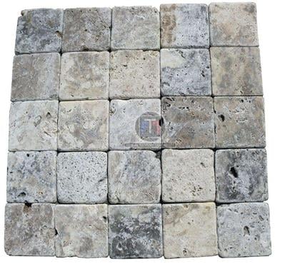 Bricolage - Jardin - Outillage Forcalqueiret Var - Photos Vivastreet Travertin Gris Silver 10x10 cm 2ème Choix