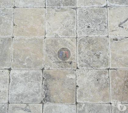 Bricolage - Jardin - Outillage Forcalqueiret Var - Photos Vivastreet Travertin Gris Silver 15x15 cm 2ème Choix