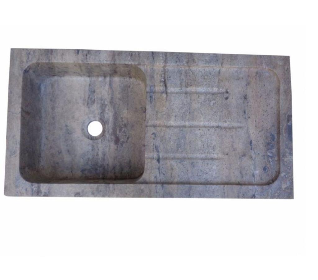  Bouches-du-Rhône Lancon Provence - 13680 - Photos Vivastreet Travertin Gris Silver 90 x 46 x 18 cm 1 Bac + égouttoir