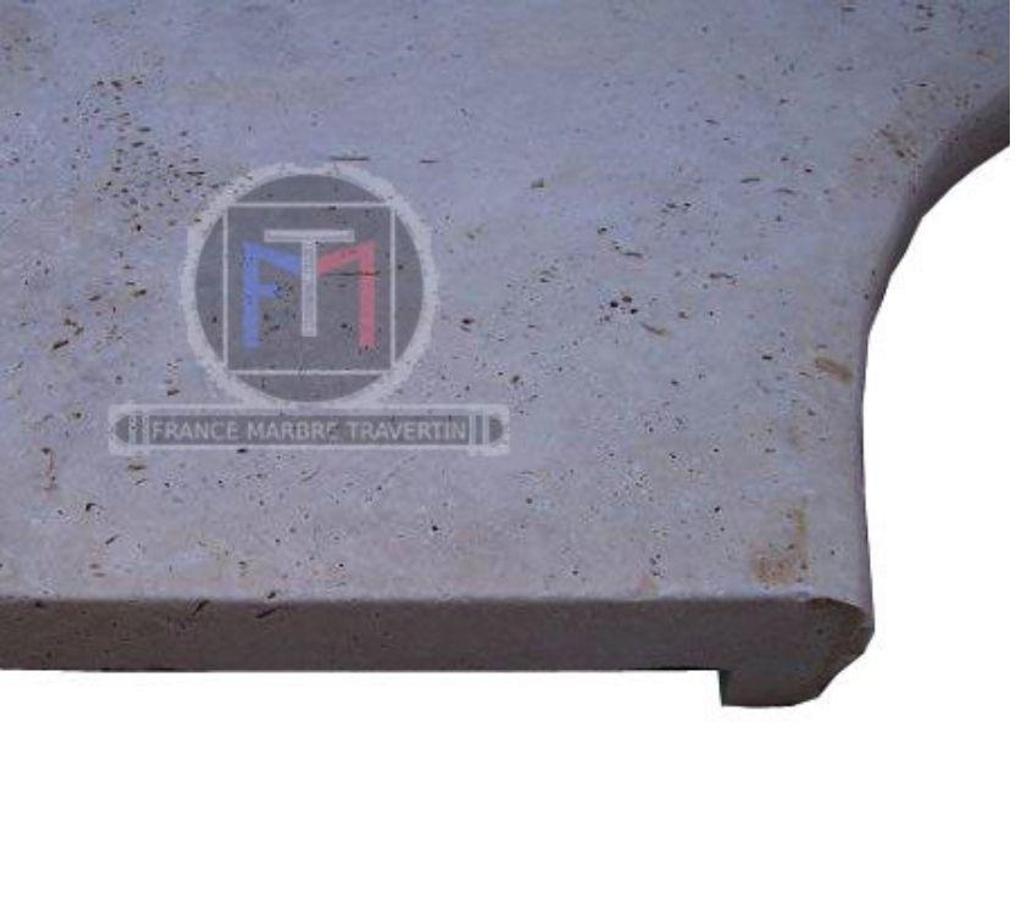  Var Forcalqueiret - 83136 - Photos Vivastreet Travertin Classique Nez de Marche Angle Rentrant Arrondi 