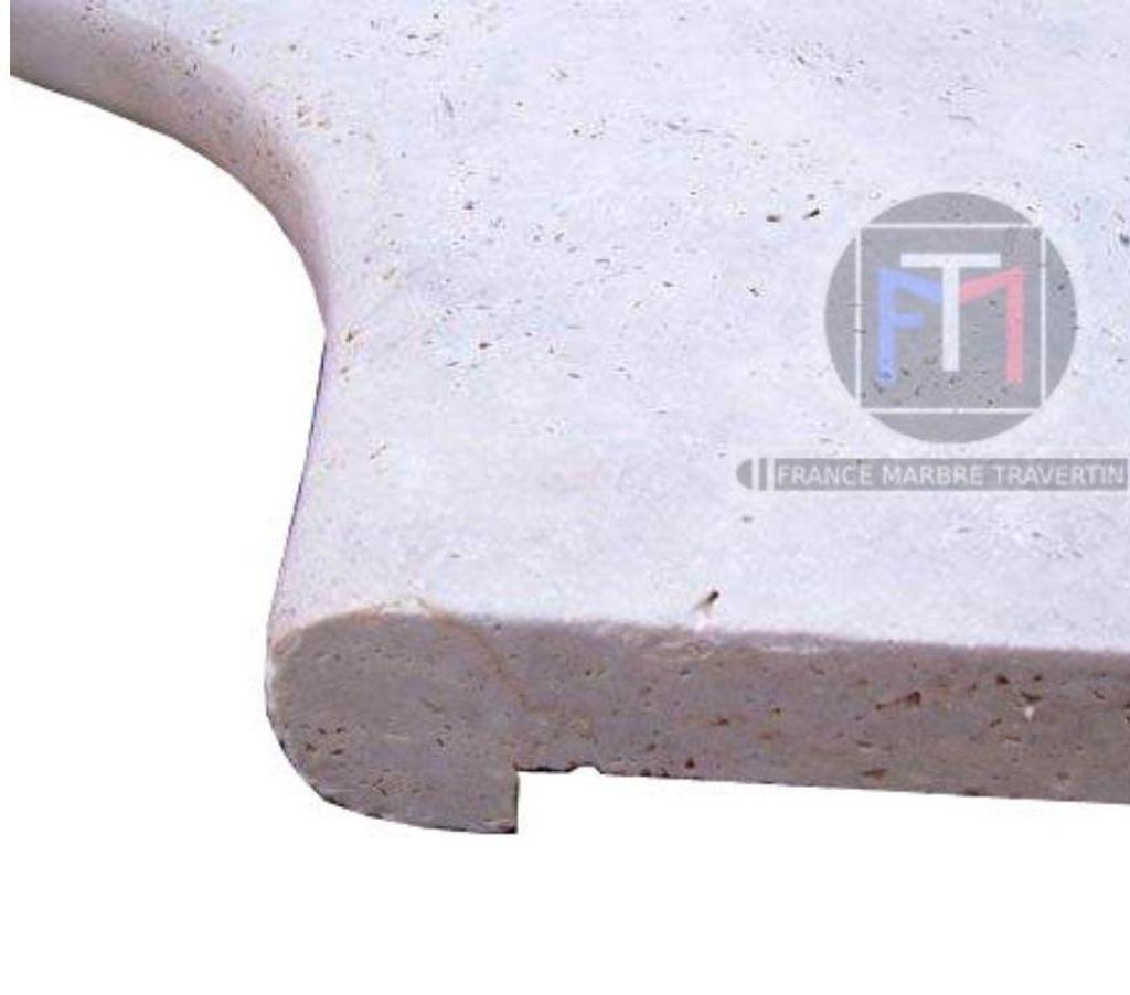  Var Forcalqueiret - 83136 - Photos Vivastreet Travertin Classique Nez de Marche Angle Rentrant Arrondi 