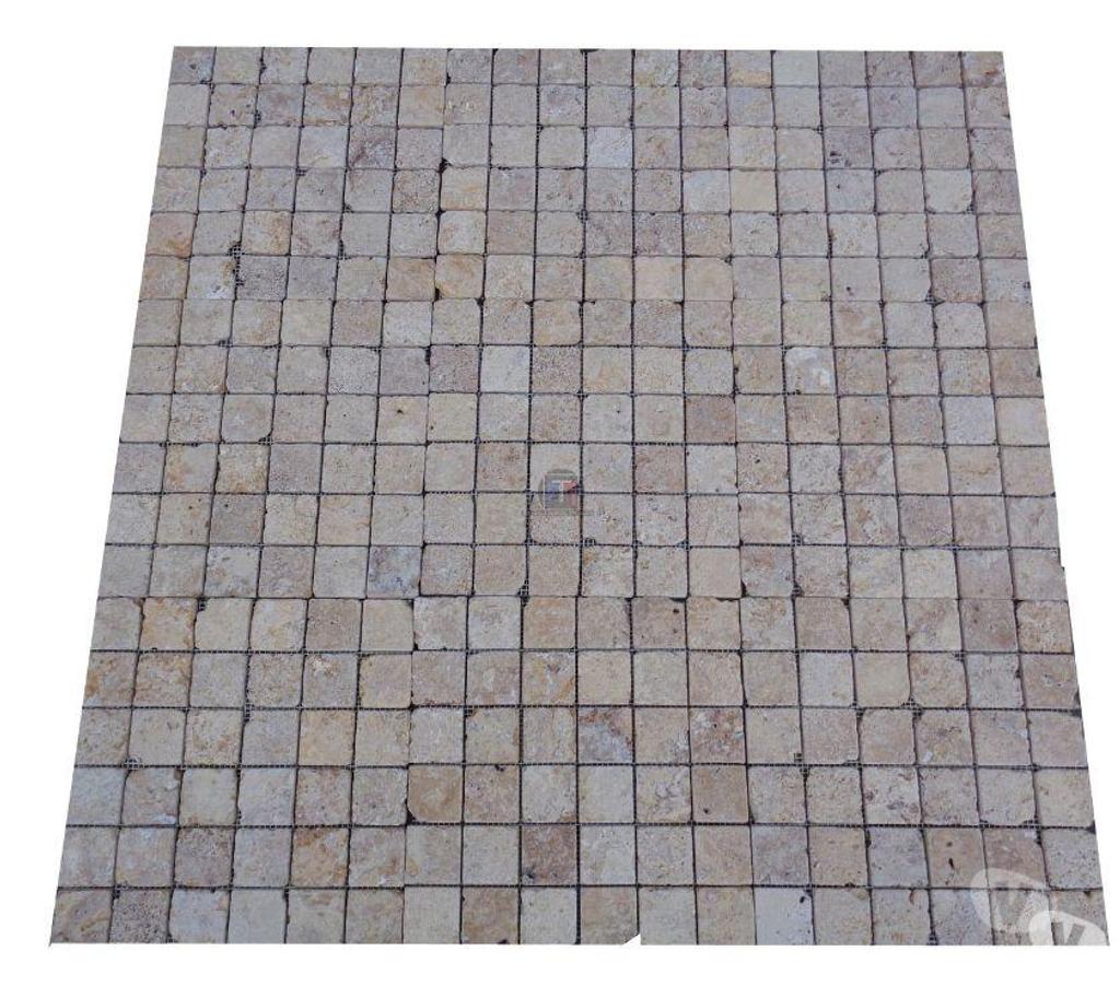 Décoration - art Var Forcalqueiret - 83136 - Photos Vivastreet Travertin Jaune Or Mosaique 4,8x4,8cm