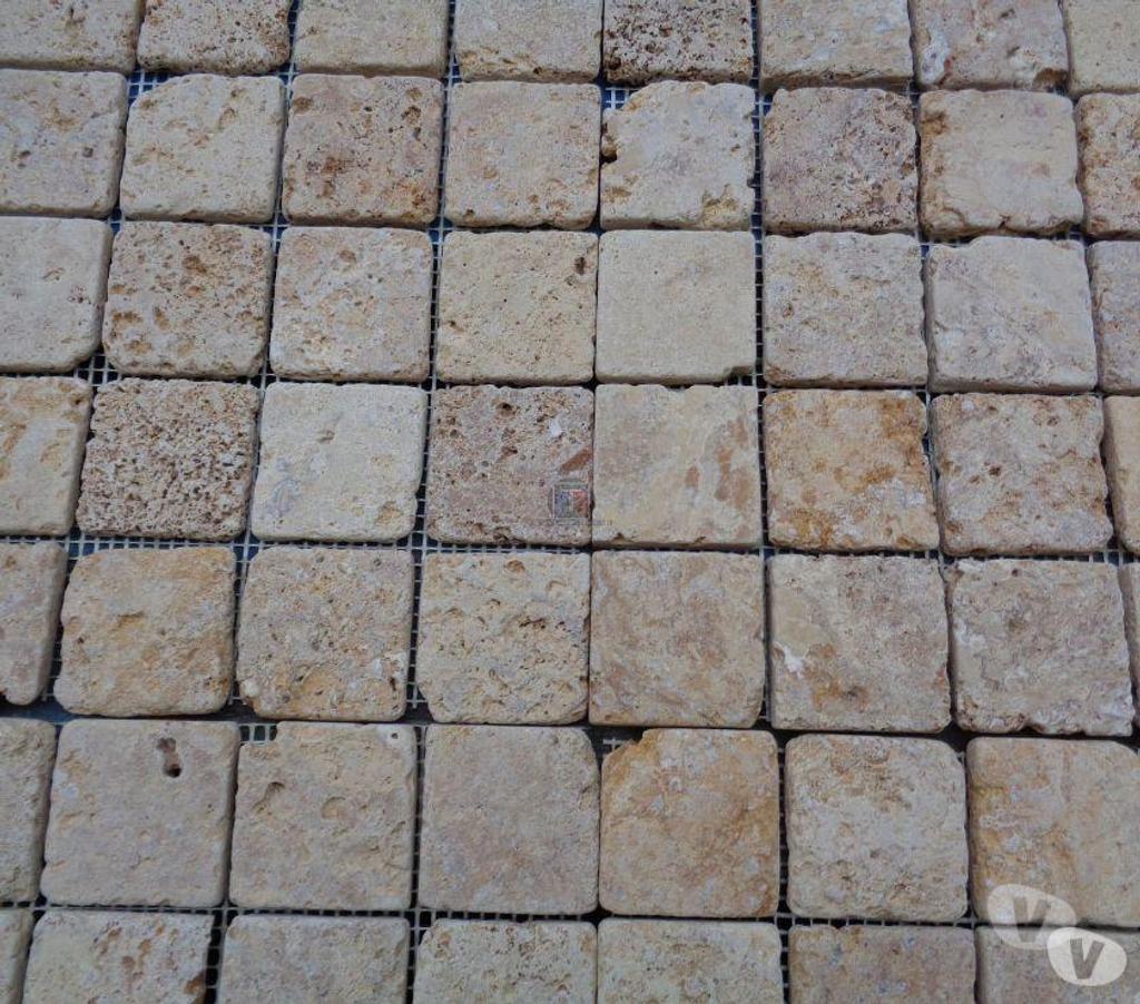 Décoration - art Var Forcalqueiret - 83136 - Photos Vivastreet Travertin Jaune Or Mosaique 4,8x4,8cm