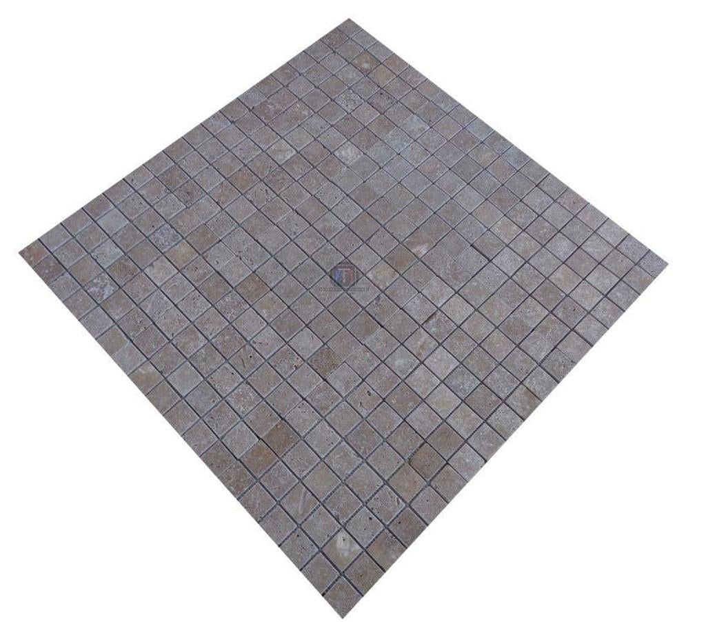 Décoration - art Var Forcalqueiret - 83136 - Photos Vivastreet Travertin Noce Marron Mosaïque 4,8x4,8cm