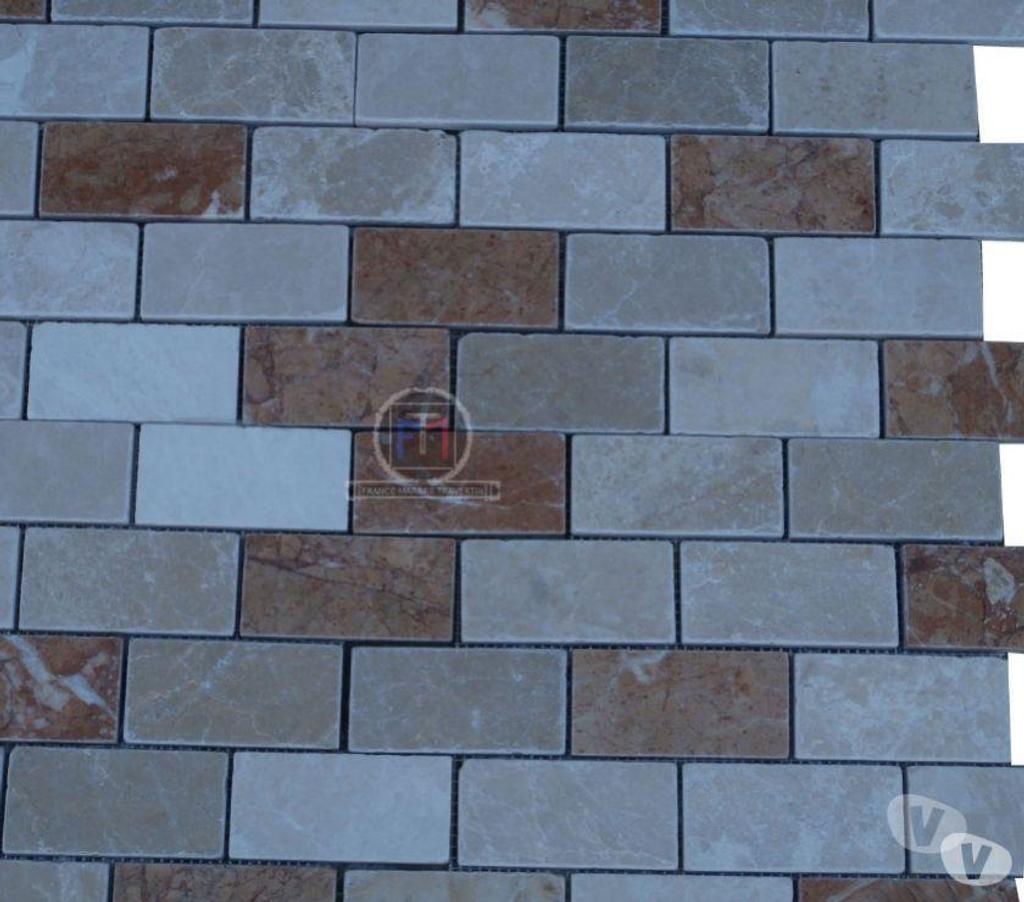  Var Forcalqueiret - 83136 - Photos Vivastreet Marbre Marfil Beige Rouge Mosaïque 4,8x10cm